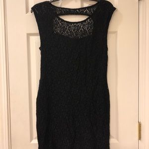 BCBG Lace Body-Con Little Black Dress